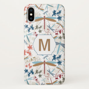 Monogram Dragonfly Multi Coloured Pattern Case-Mate iPhone Case