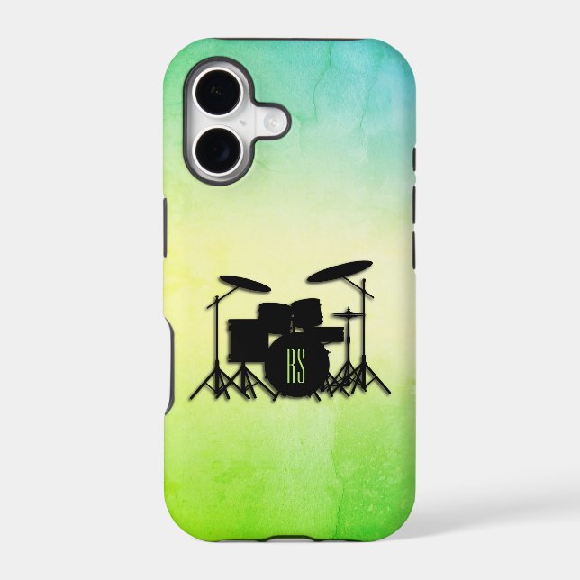 Monogram Drum Set Green (Back)