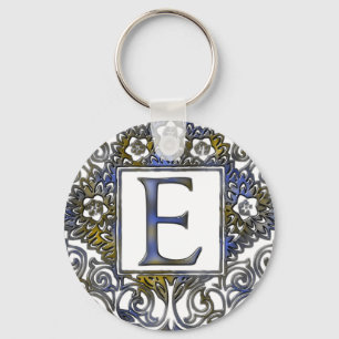 Monogram E Keychain