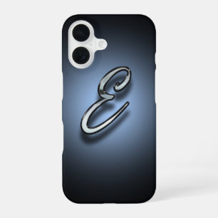 Monogram E Spotlight Background iPhone 16 Case