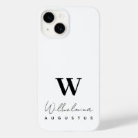 Monogram Elegance: Embrace Modern Minimalist Style