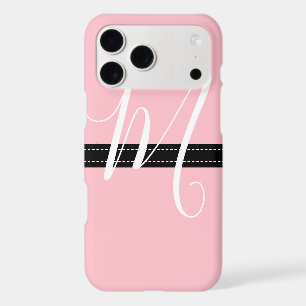 Monogram Elegant Pink Solid Colour