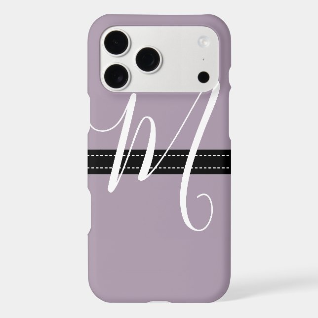 Monogram Elegant Rose quartz Solid Colour (Back)