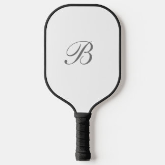 Monogram Elegant Script Pickleball Paddle