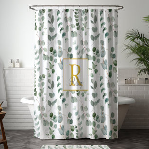 Monogram Eucalyptus Pattern