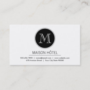 Monogram   Executive Business Card
