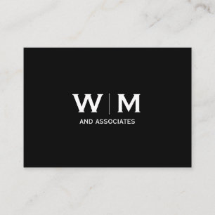 Monogram   Executive Business Card