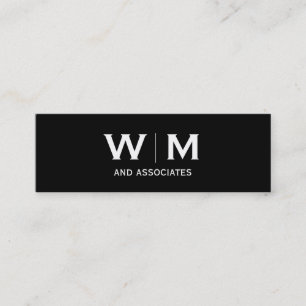 Monogram   Executive Mini Business Card