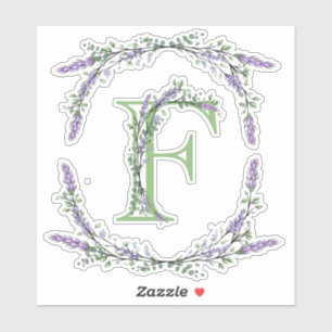Monogram F Lavender Eucalyptus