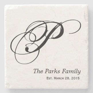 Monogram Family Coaster Set