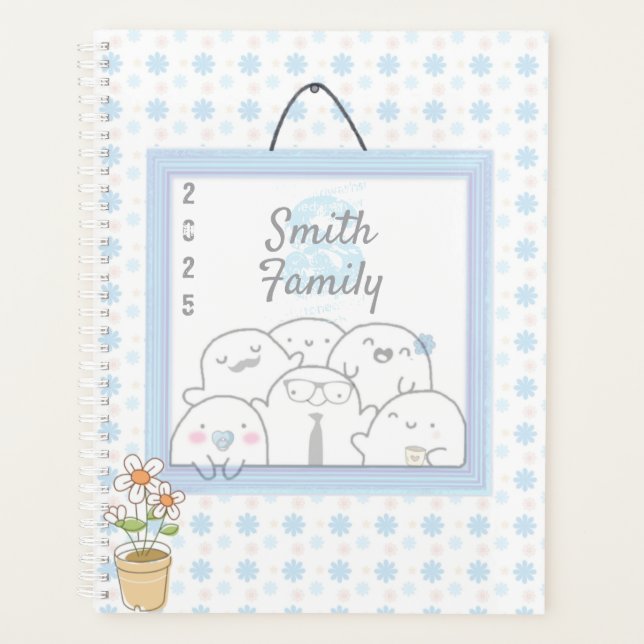 Monogram Family Name 2025 Blue (Devant)