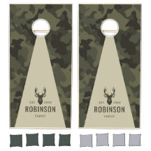 Monogram Family Name Camo Print