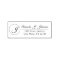 Monogram Family Name RSVP Adress Professional