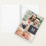 Monogram Family Photo Collage Planner<br><div class="desc">Keep your days organized and cherish your memories with the "Monogram Family Photo Collage Planner." This beautifully crafted planner is not just a tool for organization; it's a personalized keepsake that brings your favourite moments to life. Thoughtfully designed for easy customization, you can add a personal touch with your family's...</div>
