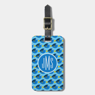 Monogram Finding Dory Pattern Luggage Tag