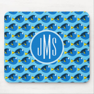 Monogram Finding Dory Pattern Mouse Pad
