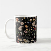 Monogram Floral Mug
