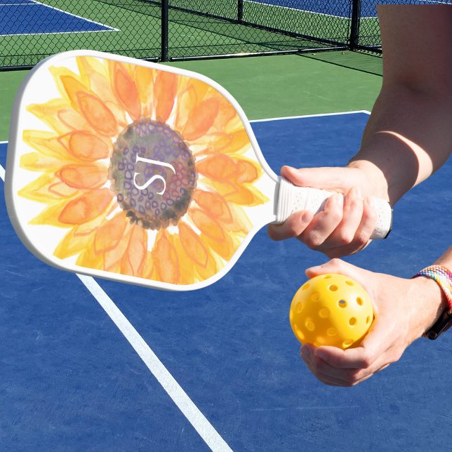 Monogram Floral Pickleball Paddle (Creator Uploaded)