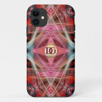 Monogram Fractal Diamond Dreams Custom iPhone 5
