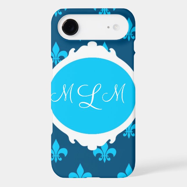 Monogram Frame Case-Mate iPhone Case (Back)
