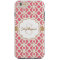 Monogram Fuchsia and Gold Quatrefoil