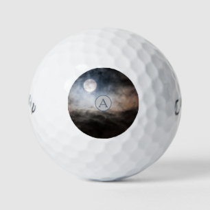 Monogram Full moon personalized Golf Balls