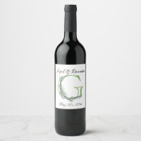 Monogram G Lavender Eucalyptus 