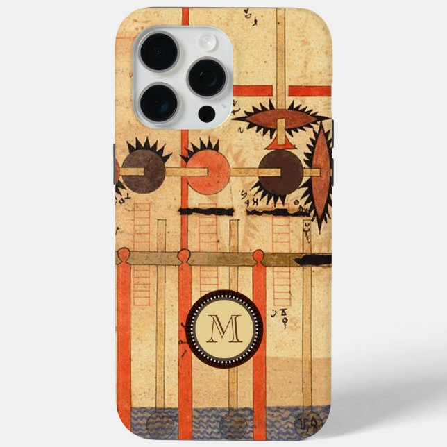 Monogram Geek Gear Personalized iphone Case (Back)