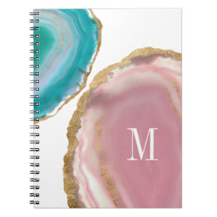 Monogram Gem Stones I Notebook
