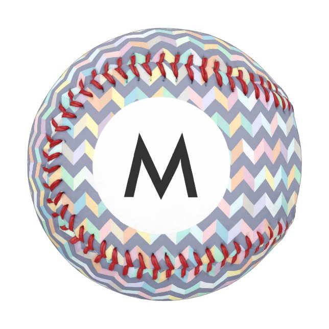 Monogram Geometric Pattern Baseball (Front Left)