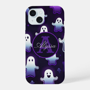 Monogram Glowing Ghosts in the Night iPhone 15 Case