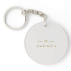 Monogram Gold Grey | Minimalist Elegant Modern