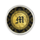 Monogram Gold Triquetra Trinity Knot Pattern