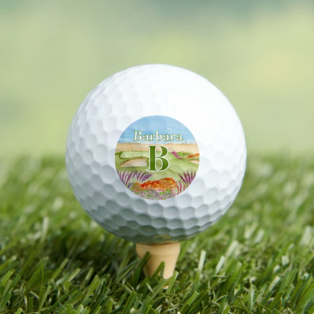 Monogram  Golf Course by the Beach  Golf Balls (Insitu Tee)