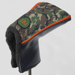 Monogram Golf Head Cover Camo Personalize