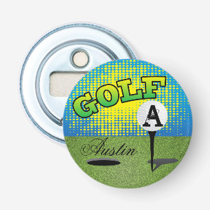 Monogram Golfing Bottle Opener