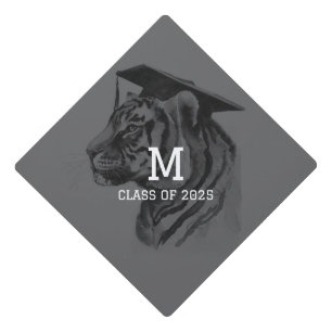 Monogram Graduation Cap Topper