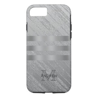 Monogram Grainy Metal Look Case