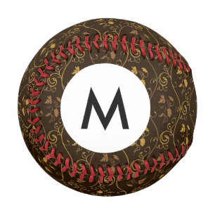 Monogram Grapes décor Baseball