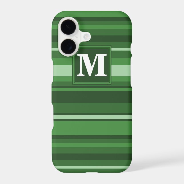 Monogram green stripes (Back)
