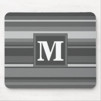 Monogram grey stripes