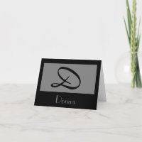 monogram grey template
