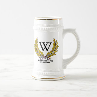 Monogram Groomsman-Best Man Beer Stein