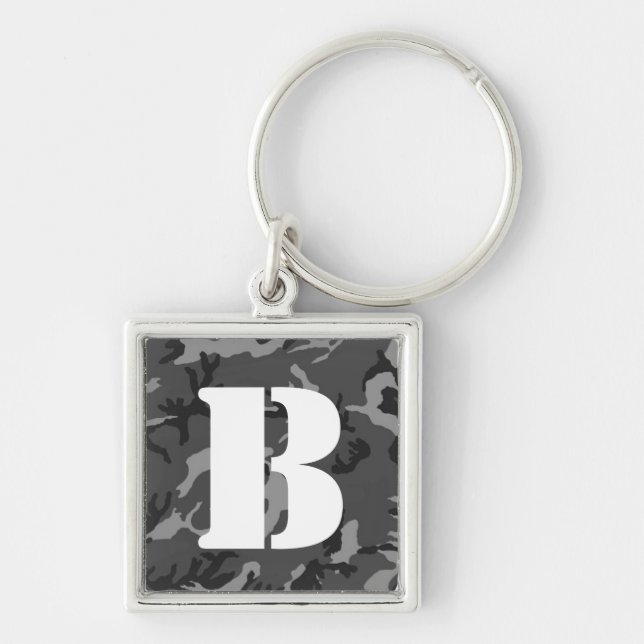 Monogram GS Camo Keychain (Front)