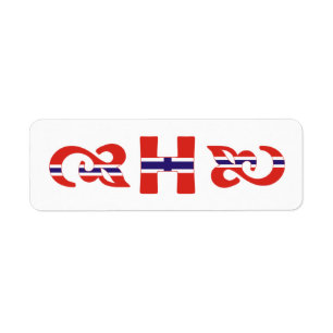 Monogram H Norwegian Label