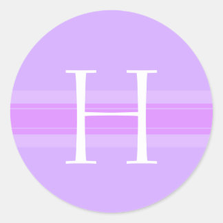 Monogram H Sticker