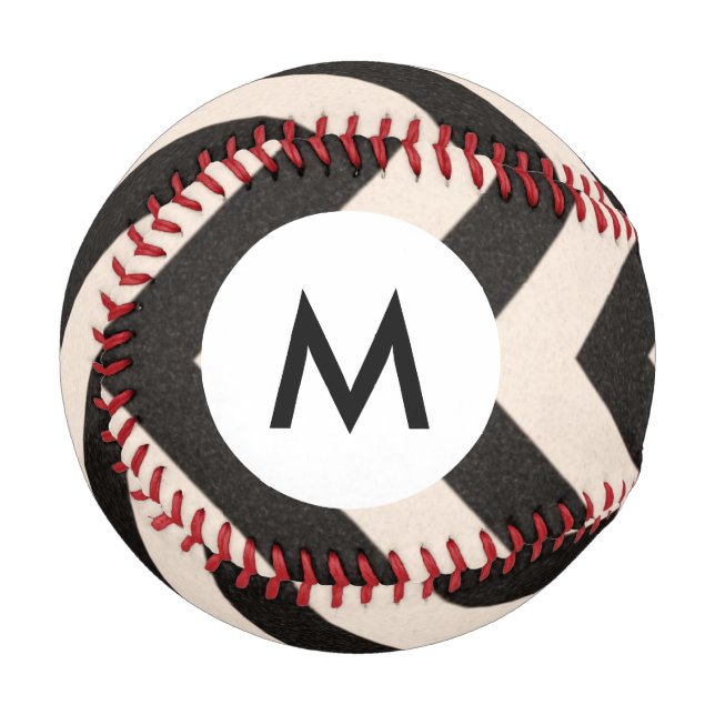 Monogram Hazard Stripes Baseball (Front Left)