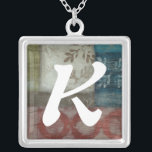 Monogram | Heritage Abstract II Silver Plated Necklace<br><div class="desc">Home Décor</div>