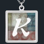 Monogram | Heritage Abstract II Silver Plated Necklace<br><div class="desc">Home Décor</div>