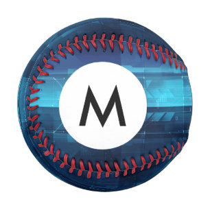 Monogram High tech digital background Baseball